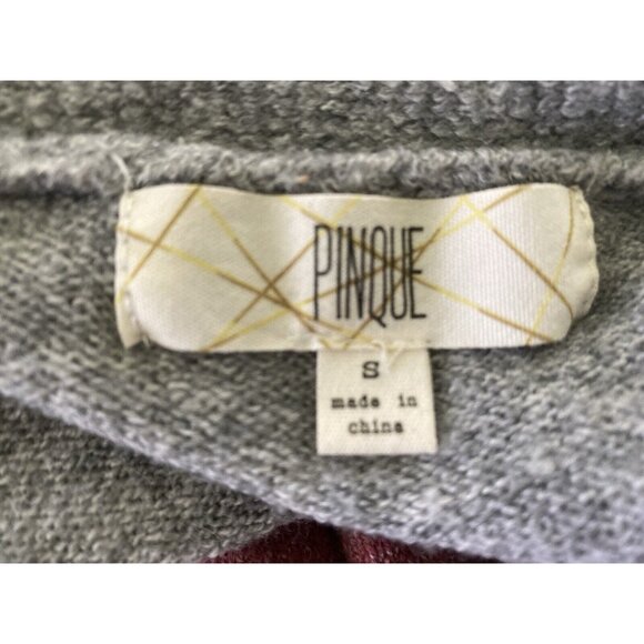 Pinque Womens Cardigan Sweater Long Sleeve Open Front Striped Pockets Size Small - Picture 9 of 16